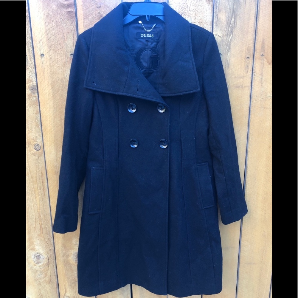 Guess Wool Blend Peacoat